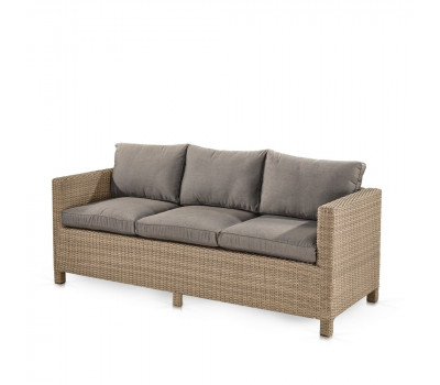 Диван S65B-W65 Light Brown из искусственного ротанга