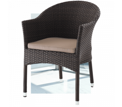 Кресло AFM-353BL Brown из искусственного ротанга