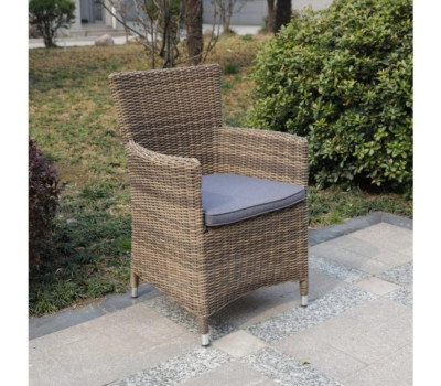 Кресло AM-395B-Beige из искусственного ротанга
