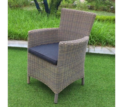 Кресло AM-395C-Grey из искусственного ротанга