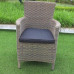 Кресло AM-395C-Grey из искусственного ротанга
