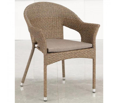 Кресло Y79B-W56 Light Brown из искусственного ротанга