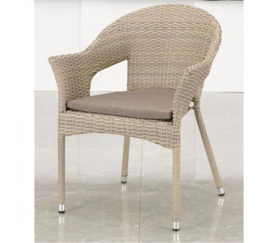 Кресло Y79C-W85 Latte из искусственного ротанга