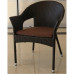 Кресло Y79A-W53 Brown из искусственного ротанга