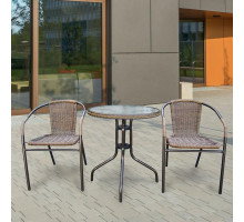 Комплект мебели Асоль-1A TLH-037AR2/060RR-D60 Cappuccino 2Pcs
