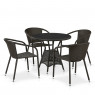 Обеденная группа T707ANS/Y137C-W53 4Pcs Brown