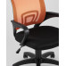 Кресло офисное TopChairs Simple оранжевое 