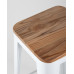 Стул барный TOLIX WOOD белый глянцевый 