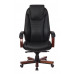 Кресло руководителя Бюрократ T-9923WALNUT/BLACK черный кожа крестовина дерево 