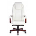Кресло руководителя Бюрократ T-9923WALNUT/IVORY слоновая кость кожа крестовина дерево 
