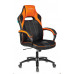 Кресло игровое Бюрократ VIKING 2 AERO ORANGE черный/оранжевый искусст.кожа/ткань 