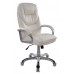 Кресло руководителя Бюрократ T-9905S/WHITE белый искусственная кожа (пластик серебро) 