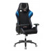 Кресло игровое Бюрократ VIKING 4 AERO BLUE две подушки черный/синий искусст.кожа/ткань 