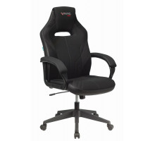 Кресло игровое Бюрократ VIKING 3 AERO BLACK EDITION черный искусст.кожа/ткань
