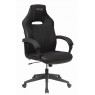 Кресло игровое Бюрократ VIKING 3 AERO BLACK EDITION черный искусст.кожа/ткань