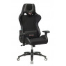 Кресло игровое Бюрократ VIKING 4 AERO BLACK EDITION черный искусст.кожа/ткань