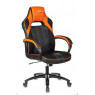 Кресло игровое Бюрократ VIKING 2 AERO ORANGE черный/оранжевый искусст.кожа/ткань