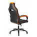 Кресло игровое Бюрократ VIKING 2 AERO ORANGE черный/оранжевый искусст.кожа/ткань 