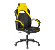 Кресло игровое Бюрократ VIKING 2 AERO YELLOW черный/желтый искусст.кожа/ткань