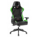 Кресло игровое Бюрократ VIKING 5 AERO LGREEN черный/салатовый искусственная кожа 