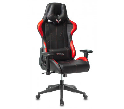 Кресло игровое Бюрократ VIKING 5 AERO RED черный/красный искусственная кожа 