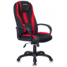 Кресло игровое Бюрократ VIKING-9/BL+RED черный/красный искусст.кожа/ткань