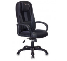 Кресло игровое Бюрократ VIKING-9/BLACK черный искусст.кожа/ткань