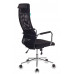 Кресло руководителя Бюрократ KB-9N/BLACK черный TW-01 TW-11 сетка/ткань крестовина хром 