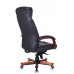 Кресло руководителя Бюрократ T-9922WALNUT/BLACK черный кожа крестовина дерево 