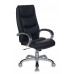 Кресло руководителя Бюрократ CH-S840N/BLACK черный искусственная кожа (пластик серебро) 