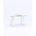 Стол обеденный Детройт раскладной 120-160*80 белый 