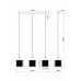Подвесной светильник Moderli V2872-3P Brizzi 3*E14*40W 