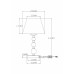 Настольная лампа Moderli V2612-1T Feels 1*E14*60W 