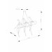 Подвесной светодиодный светильник Moderli V3073-6PL Birds 6*LED*36W 