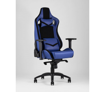 Кресло игровое TopChairs Racer Premium синее 