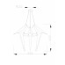 Подвесной светодиодный светильник Moderli V3071-3PL Birds 3*LED*18W 