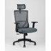 Кресло руководителя TopChairs Local серое 