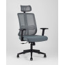 Кресло руководителя TopChairs Post серое