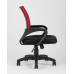 Кресло офисное TopChairs Simple красное 