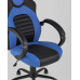 Кресло игровое TopChairs Racer Midi черно-синее 