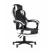 Кресло игровое TopChairs Virage черно-белое 