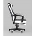 Кресло игровое TopChairs Virage черно-белое 