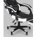 Кресло игровое TopChairs Virage черно-белое 