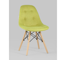 Стул DSW SOFT рогожка оливковый