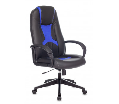 Кресло игровое TopChairs ST-CYBER 8 черный/синий эко.кожа крестовина пластик 