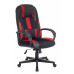 Кресло игровое TopChairs ST-CYBER 9 черный/красный текстиль/эко.кожа крестовина пластик 