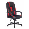 Кресло игровое TopChairs ST-CYBER 9 черный/красный текстиль/эко.кожа крестовина пластик