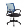 Кресло офисное TopChairs ST-Basic сетка/ткань синий