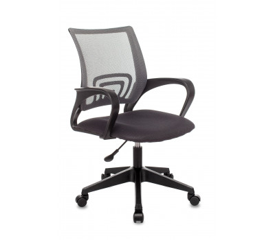 Кресло офисное TopChairs ST-Basic сетка/ткань серый 