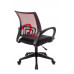 Кресло офисное TopChairs ST-Basic сетка/ткань красный 